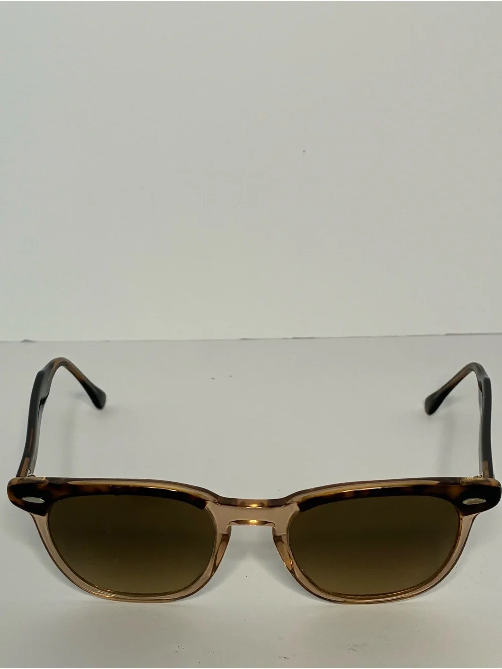 Ray-Ban Tortoiseshell Frame Sunglasses with Brown Lenses